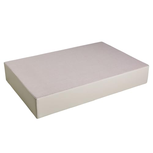 Hochwertige Hüpfmatratze für Kinder – 107x70x17cm | Indoor Sprungmatte – Made in Germany | Weich, Sicher & Langlebig | Altrosa/Beige von malwim