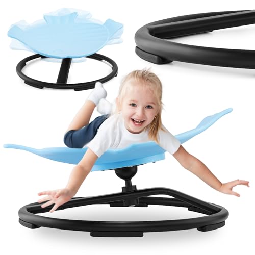 Mamabrum Mini Karussell Für Kinder Fisch – Blau, 360° Drehbar, rutschfeste Kanten, Robustes PP Und Stahl, Fördert Gleichgewicht Und Koordination, Für Kinder Ab 3 Jahren, Belastbar Bis 100 kg Mamabrum Mini Karussell Für Kinder Fisch – Blau, 360° Drehbar, rutschfeste Kanten, Robustes PP Und Stahl, Fördert Gleichgewicht Und Koordination, Für Kinder Ab 3 Jahren, Belastbar Bis 100 kg von mamabrum