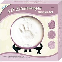 MAMMUT 129017 3D Erinnerungen Abdruck-Set Geschenkdose, Komplettset für junge Eltern von mammut