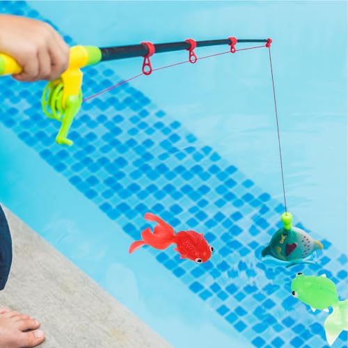 manhegari Angel-Badespielzeug | Schwimmendes Wasserspielzeug | Angelspiel Für Badewanne Schwimmbad Kinder manhegari Angel-Badespielzeug | Schwimmendes Wasserspielzeug | Angelspiel Für Badewanne Schwimmbad Kinder von manhegari