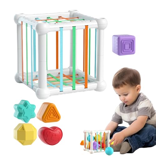 manhegari Baby Formensortierer - Sensorik Bausteine Würfel Spiel | Fühlbare Lernformen Zur Förderung Von Hand-Auge-Koordination Und Kognition manhegari Baby Formensortierer - Sensorik Bausteine Würfel Spiel | Fühlbare Lernformen Zur Förderung Von Hand-Auge-Koordination Und Kognition von manhegari
