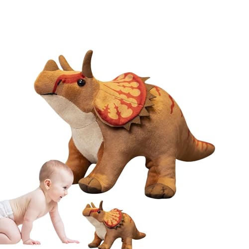 manhegari Gefüllter Dinosaurier, Dinosaurier,Cartoon Dinosaurier Stoffed Puppe - Lustige Plüschpuppen -Heimdekoration, 40 cm/15,7 Zoll niedliche gefüllte Puppe Schlafbegleiter für Kinder von manhegari