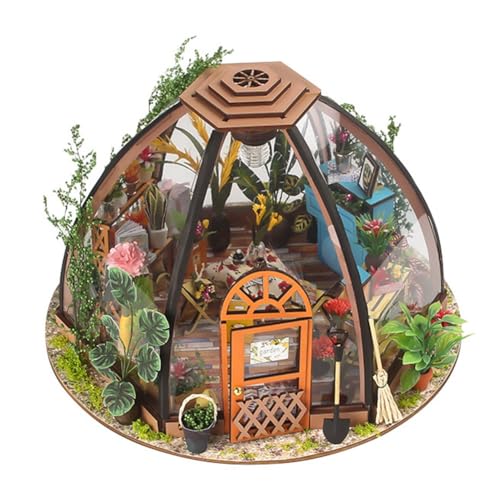 mansH Puppenhaus Miniatur DIY Werkzeug Zubehör Kit mit Möbeln für EIN Romantisches Valentinstagsgeschenk von mansH