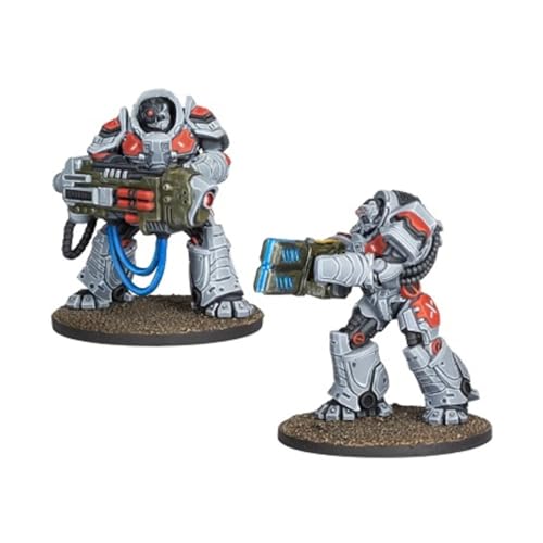 Mantic Spiele Firefight Enforcer Novashock Peacekeeper Team MGFFE305 Modelle werden unmontiert und unlackiert geliefert. von mantic