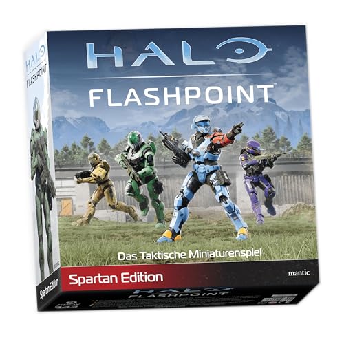 mantic Halo Flashpoint Spartan Edition - deutsche Verison - taktisches Miniaturenspiel, 16 Spartan‑Modelle, Pappgelände, Spielmatte, Würfel, Tabletop-Brettspiel für ab 12 Jahren mantic Halo Flashpoint Spartan Edition - deutsche Verison - taktisches Miniaturenspiel, 16 Spartan‑Modelle, Pappgelände, Spielmatte, Würfel, Tabletop-Brettspiel für ab 12 Jahren von mantic
