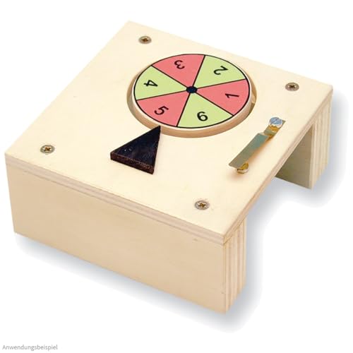 matches21 HOME & HOBBY Elektrischer Würfel Würfelmaschine DIY Holz Bastelset für Kinder ab 11 Jahren Elektro-Bausatz von matches21 HOME & HOBBY