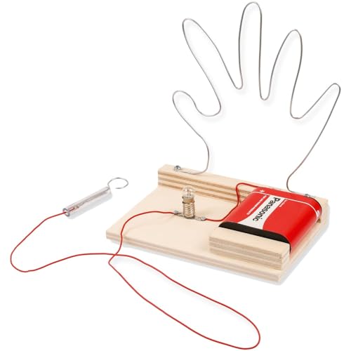 matches21 HOME & HOBBY Geschicklichkeitsspiel Rennstrecke HEIßER DRAHT DIY Holz Bastelset für Kinder ab 9 Jahren Lern-Bausatz von matches21 HOME & HOBBY