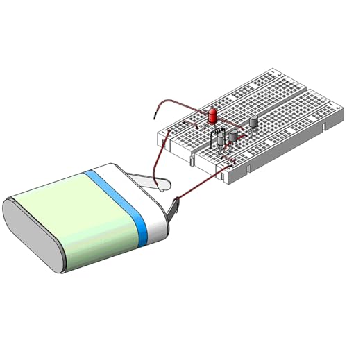 matches21 Grundversuche Elektronik mit Breadboard - 17 Experimente in der Elektronik geeignet für Jugendliche ab 12 Jahren von matches21 HOME & HOBBY