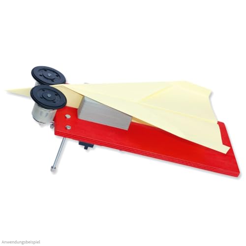 matches21 HOME & HOBBY Kinder Bastelset ab 12 Jahren Papierflieger Abschussanlage Abschussrampe als Holz/Elektronik Bausatz Werkset von matches21 HOME & HOBBY