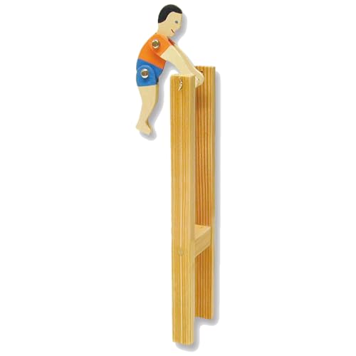 matches21 HOME & HOBBY Reck Turner DIY Holz Bastelset für Kinder ab 11 Jahren als Geschicklichkeitsspiel von matches21 HOME & HOBBY