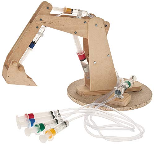 matches21 HOME & HOBBY Roboterarm-Bagger DIY Holz Bastelset für Kinder ab 13 Jahren als 42 cm Modell von matches21 HOME & HOBBY