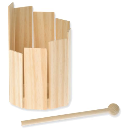 matches21 HOME & HOBBY Holz Rührtrommel DIY Bastelset für Kinder ab 4 Jahren als rundes Xylophon Musikinstrument matches21 HOME & HOBBY Holz Rührtrommel DIY Bastelset für Kinder ab 4 Jahren als rundes Xylophon Musikinstrument von matches21 HOME & HOBBY