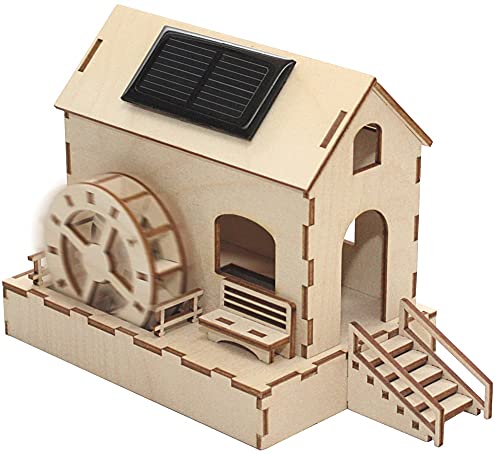 matches21 HOME & HOBBY Wassermühle DIY Holz Bastelset für Kinder ab 9 Jahren mit Solar von matches21 HOME & HOBBY