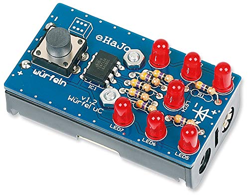 matches21 HOME & HOBBY Mikrocontroller Würfeln DIY Elektronik Bastelset für Kinder ab 12 Jahren Lern-Bausatz von matches21 HOME & HOBBY