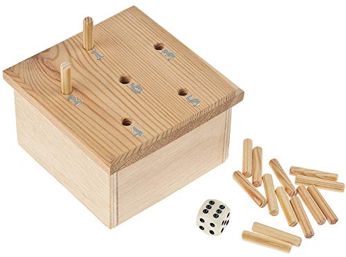 matches21 Würfelspiel aus Holz Bausatz Werkset mit Bauplan und Spielanleitung für Kinder von matches21 HOME & HOBBY