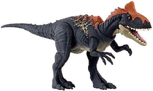 Jurassic World Camp Cretaceous Sound Strike Cryolophosaurus Medium-size Dinosaur Figure, Strike Action, Sounds, Movable Joints, Ages 4 Years Old & Up von Mattel