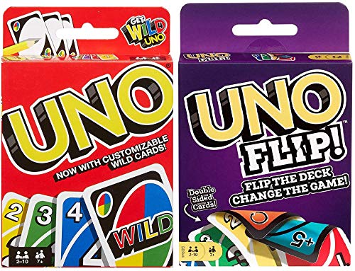 Mattel Uno Original and Uno Flip Card Games, Combo Pack of 2 von Mattel