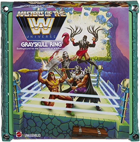 WWE Masters of The WWE Universe Grayskull Ring Battleground for The Superstars of WWEternia von mattel