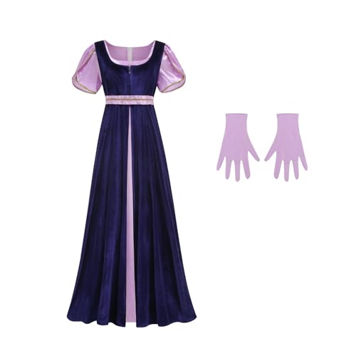 maxToonrain Mittelalterliches Kostüm für Damen mit Kapuze, Vintage-Samt, viktorianisches Renaissance-Kleid, Cosplay, Party, Halloween, Kostüme für Damen (Teeparty, Lila, Schwarz, Größe XX-Large) maxToonrain Mittelalterliches Kostüm für Damen mit Kapuze, Vintage-Samt, viktorianisches Renaissance-Kleid, Cosplay, Party, Halloween, Kostüme für Damen (Teeparty, Lila, Schwarz, Größe XX-Large) von maxToonrain