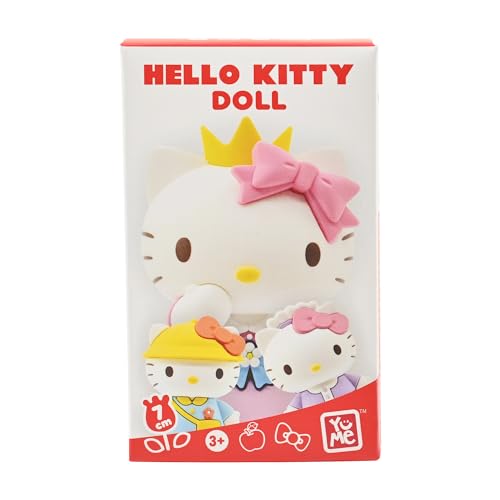 Bandai Hello Kitty Dress Up Diary 7 cm Figurensammlung – 8 Bezaubernde Designs, PVC, für Hello Kitty Fans, Sanrio Sammlerstücke, Hello Kitty Zubehör, Geschenke für Mädchen von YuMe Toys