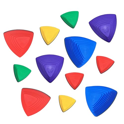 Balancesteine - Stepping Stones - Balance Stufensteine - Stapelbare Flusssteine - Stimuliert Motorik - V.A. 1 Jahr - 12 Stück - Helle Farben Balancesteine - Stepping Stones - Balance Stufensteine - Stapelbare Flusssteine - Stimuliert Motorik - V.A. 1 Jahr - 12 Stück - Helle Farben von maxxshop.nl
