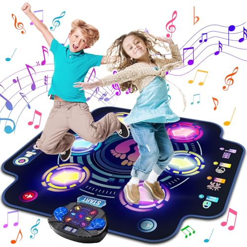 maysida Bluetooth Tanzmatte Kinder Spielzeug für Kinder ab 3-12 Jahre mädchen, Musikmatte mit 6 Tasten, 9 Schwierigkeitsstufen, 3 Modi, Kreative Weihnachts Geburtstagsgeschenke für 4-8-jährige Mädchen maysida Bluetooth Tanzmatte Kinder Spielzeug für Kinder ab 3-12 Jahre mädchen, Musikmatte mit 6 Tasten, 9 Schwierigkeitsstufen, 3 Modi, Kreative Weihnachts Geburtstagsgeschenke für 4-8-jährige Mädchen von maysida