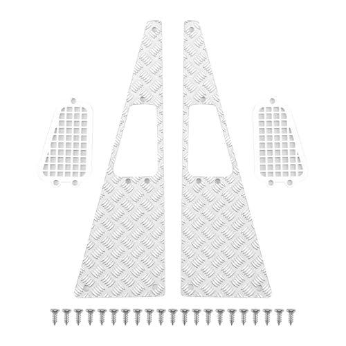 melairo für MN D90 D99S MN99S 1/12 RC Auto Upgrade Teile Metall Antiblockieren Platte Einlass Gitter ZubehöR von melairo