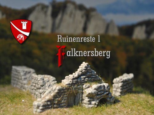 Falknersberg Ruinenreste 1, Bausatz, Spur N von menta-modellbau