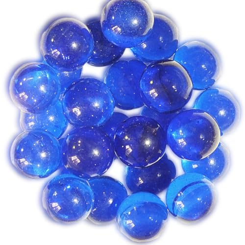 MeineMurmeln - 25 Murmeln Lupe Dunkelblau 16 mm GlasMurmeln MeineMurmeln - 25 Murmeln Lupe Dunkelblau 16 mm GlasMurmeln von mesbilles