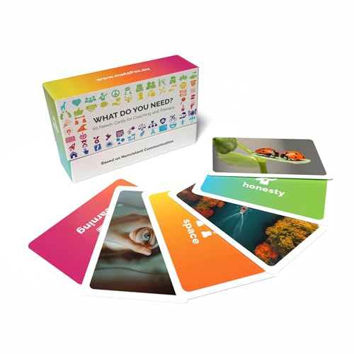 metaFox “What do You Need?” Coaching Cards – 60 Needs Cards for Nonviolent Communication (NVC, Emotional Intelligence, Coaching, and Difficult Conversations). Ideal for Mindfulness & Self-Reflection. von metaFox