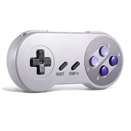 miadore 2 Pack 2.4G Wireless Controller Classic SNES USB Gamepad Joystick für PC Windows Mac und Retropie Gamepad NES/SNES Emulator von miadore