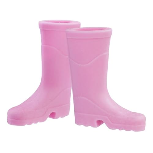 Miniaturen für Puppenhäuser und Wichtelstuben oder Geschenkgutscheine · DIY Miniwelt · Gummistiefel 2,5 x 3,5 cm, pink, 1 Paar von miamiXa