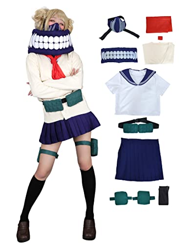 miccostumes Damen Himiko Toga Cosplay Kostüm Outfit - Beige - Large von miccostumes