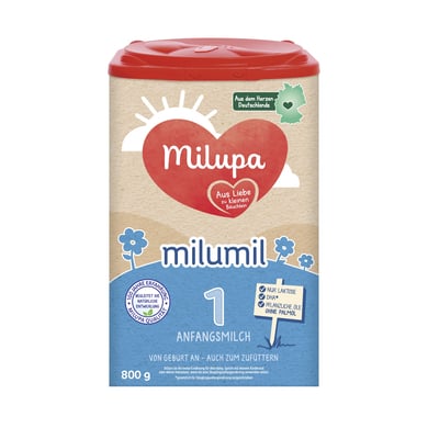 Milupa Anfangsmilch Milumil 1 800 g ab der Geburt von milupa