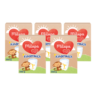 Milupa Milumil Kindermilch 1+ 5 x 550 g ab dem 1. Jahr von milupa