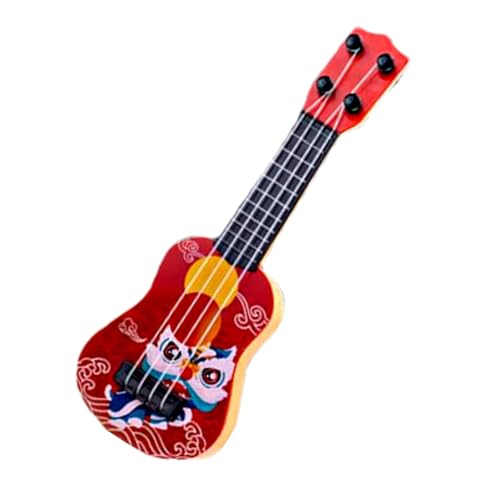 Kinder-Ukulele-Spielzeug, Kinder-Ukulele für Mädchen - Kinder Spielen frühpädagogische Gitarre - Anti-Impact Mini-Lernmusikinstrument für Vorschulkinder, Kinder, Mädchen, Anfänger von mimika