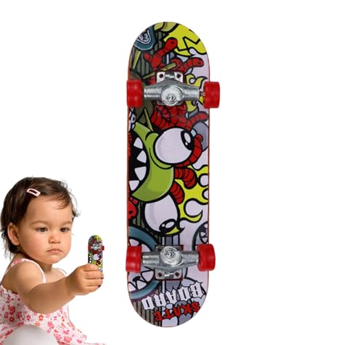 mimika Finger-Skateboards, Mini-Skateboards für Finger - Mini-Fingerspielzeug,Kreative Fingerspitzen-Bewegung, Mini-Skateboards, originelles Spielzeug, Partygeschenke, Tütenfüller von mimika