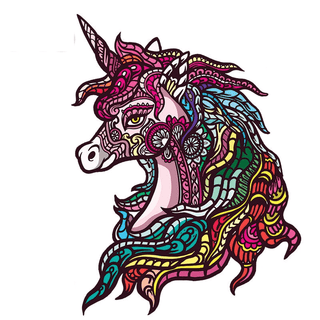 Einhorn-Puzzle - S/100 Teile von mindsti