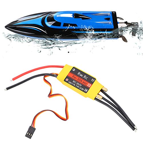 Brushless-Regler, RC-Boot-Regler 30A für RC-Boot-Modell für RC-Fahrzeug von minifinker