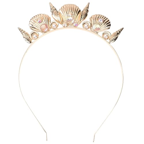 Minkissy Muschel Haarschmuck Gold Muschel Krone Muschelkopf Diadem Muschel Stirnband Muschel Kopfschmuck für Damen Strandparty Mädchen Haarschmuck Für Den Sommer Minkissy Muschel Haarschmuck Gold Muschel Krone Muschelkopf Diadem Muschel Stirnband Muschel Kopfschmuck für Damen Strandparty Mädchen Haarschmuck Für Den Sommer von minkissy