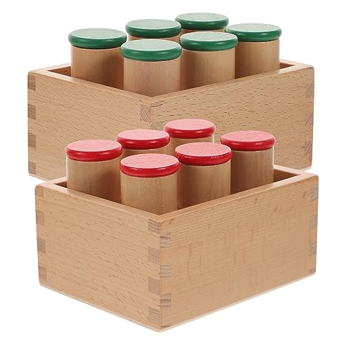 minkissy 1 Satz Sensorische Klangzylinder Montessori Lernspielzeug für Pädagogisches Interaktives zur des Logischen Denkens Auditiven Fähigkeiten minkissy 1 Satz Sensorische Klangzylinder Montessori Lernspielzeug für Pädagogisches Interaktives zur des Logischen Denkens Auditiven Fähigkeiten von minkissy