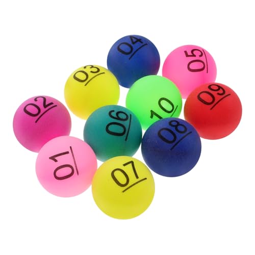 minkissy 10 Stück Plastik Lotteriebälle mit Nummern für Partyspiele Langlebige und Wiederverwendbare Spielbälle für Verlosungen Feierliche Events und Kreative Bastelprojekte minkissy 10 Stück Plastik Lotteriebälle mit Nummern für Partyspiele Langlebige und Wiederverwendbare Spielbälle für Verlosungen Feierliche Events und Kreative Bastelprojekte von minkissy