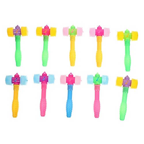 minkissy 10 Stück Teiliges Kleiner Quietsch Hammer mit Geräuschfunktion Leicht und Handlich Fördert Hand Koordination und Feinmotorik für Eltern Junge Mädchen Interaktion Bunte Farben minkissy 10 Stück Teiliges Kleiner Quietsch Hammer mit Geräuschfunktion Leicht und Handlich Fördert Hand Koordination und Feinmotorik für Eltern Junge Mädchen Interaktion Bunte Farben von minkissy