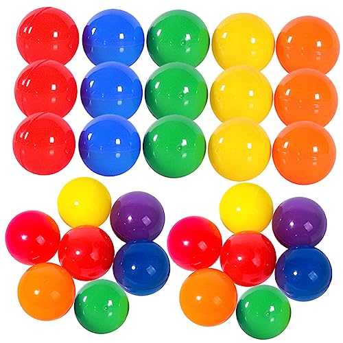 minkissy 100 Stück Teiliges Bunte Lotteriekugeln aus Robustem Kunststoff zum Befüllen für Tombola Spiele und Partyaktivitäten Leichte Wiederverwendbare Glückskugeln für Veranstaltungen und minkissy 100 Stück Teiliges Bunte Lotteriekugeln aus Robustem Kunststoff zum Befüllen für Tombola Spiele und Partyaktivitäten Leichte Wiederverwendbare Glückskugeln für Veranstaltungen und von minkissy