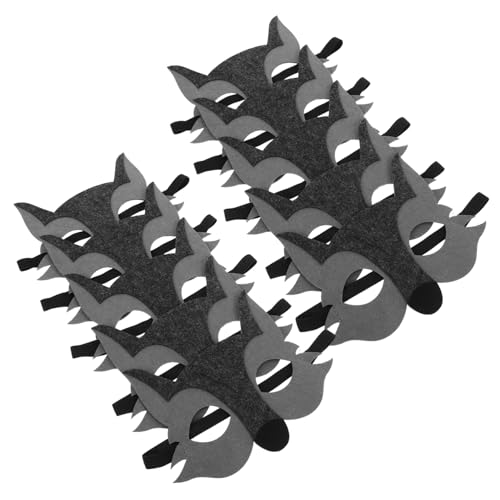 minkissy 15 Stück Teiliges Wolf Masken aus Atmungsaktivem Vliesstoff Leichte Cartoon Tier Halbgesichtsmasken für Kindergarten Rollenspiel Kostümparty und Verkleidung minkissy 15 Stück Teiliges Wolf Masken aus Atmungsaktivem Vliesstoff Leichte Cartoon Tier Halbgesichtsmasken für Kindergarten Rollenspiel Kostümparty und Verkleidung von minkissy