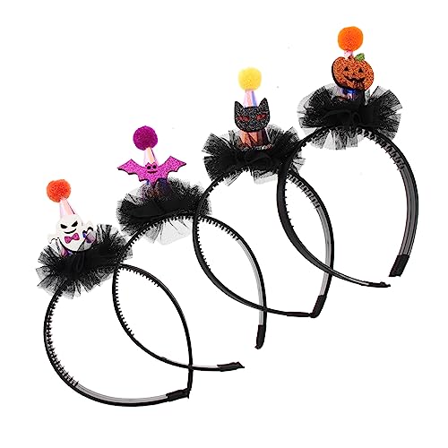 minkissy 16 Stk Halloween-Stirnband halloween kinder halloween haarreifen Halloween-Kopfschmuck Kostüm verkleiden Stirnband Kidcore-Kleidung Cosplay-Kopfschmuck für Kinder Stoff von minkissy