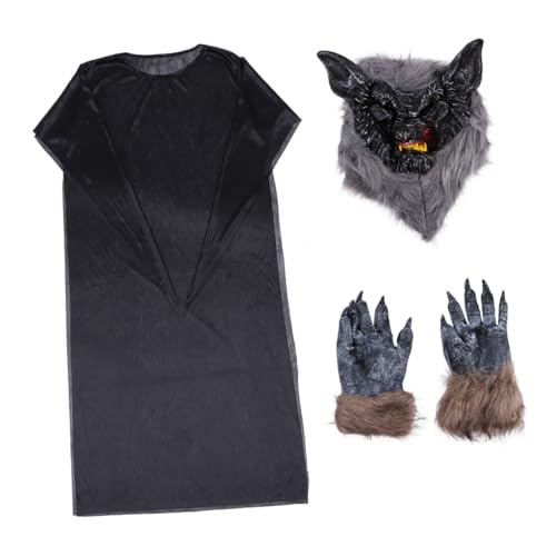 minkissy 1Satz Wolfsmaske Geisteranzug für Erwachsenen Cosplay Hochwertige Halloween Requisiten für Party Bühnenauftritte Verschiedenen Farben minkissy 1Satz Wolfsmaske Geisteranzug für Erwachsenen Cosplay Hochwertige Halloween Requisiten für Party Bühnenauftritte Verschiedenen Farben von minkissy