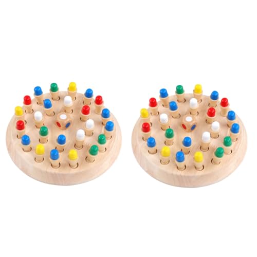 minkissy 2 Sätze Holz Memory Schachspiel Lernspielzeug für Montessori Gedächtnistraining Brettspiel Pädagogisches ohne Schadstoffe minkissy 2 Sätze Holz Memory Schachspiel Lernspielzeug für Montessori Gedächtnistraining Brettspiel Pädagogisches ohne Schadstoffe von minkissy