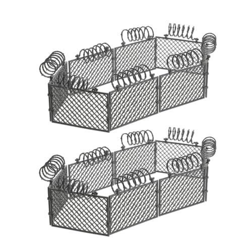 minkissy 2 Sätze Kunststoffzaun aus Abs Kunststoff Sicherer Kleiner Zaun für DIY Bauernhof und Kriegsszenen Langlebiger Schutzzaun für Baukästen Spielsets minkissy 2 Sätze Kunststoffzaun aus Abs Kunststoff Sicherer Kleiner Zaun für DIY Bauernhof und Kriegsszenen Langlebiger Schutzzaun für Baukästen Spielsets von minkissy