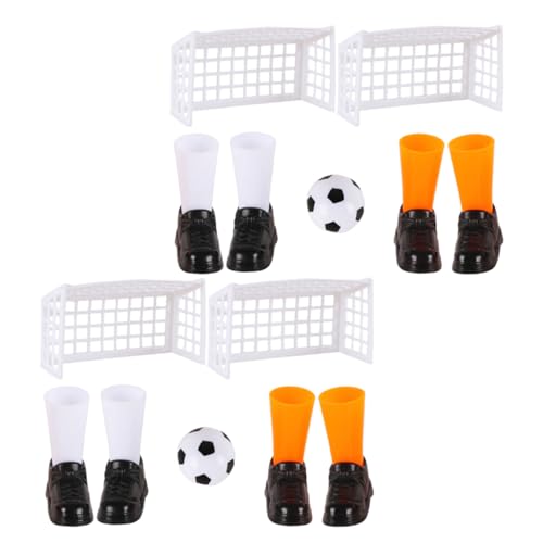 minkissy 2 Satz Mini Finger Fußballspiel Set für Interaktives Tischspiel mit Ball und Schuhen Fördert Koordination und Motorik für Partys und Unterwegs minkissy 2 Satz Mini Finger Fußballspiel Set für Interaktives Tischspiel mit Ball und Schuhen Fördert Koordination und Motorik für Partys und Unterwegs von minkissy